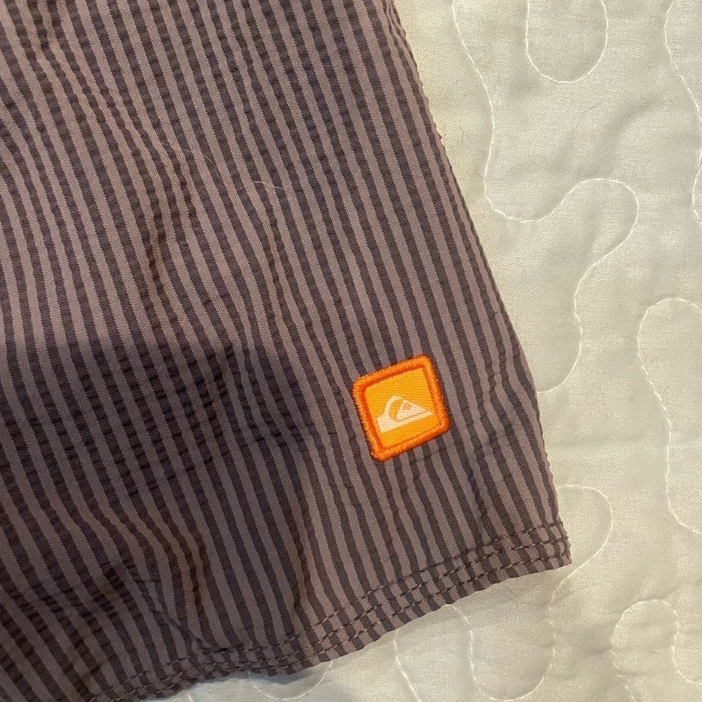*3/$15  Quicksilver Men’s Size 34 Gray Board Shorts - Picture 8 of 13